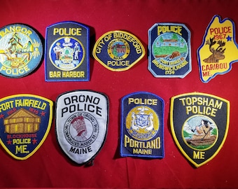 Vintage Patch State of Maine Department of Corrections