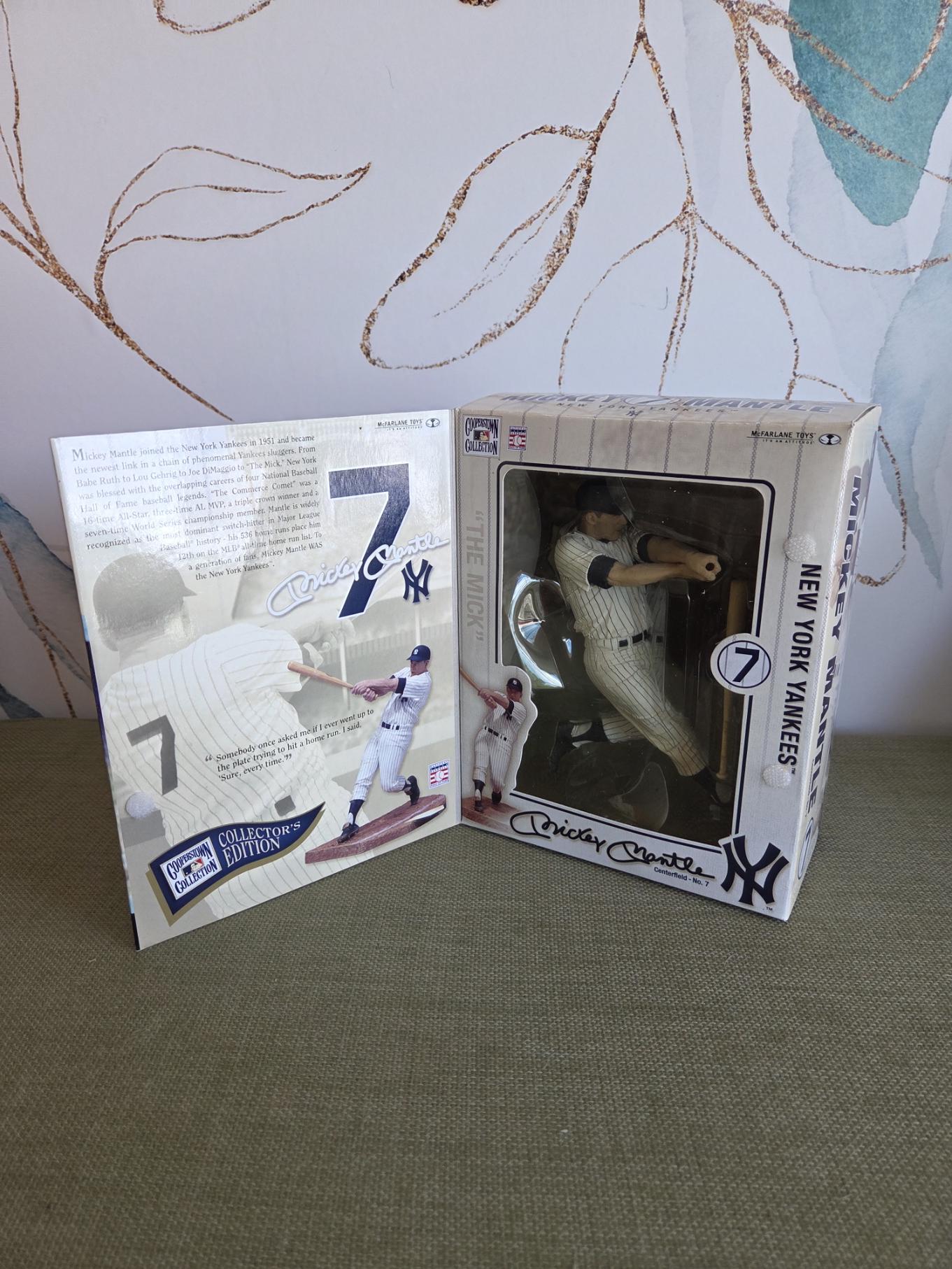 Mcfarlane Toys Mickey Mantle No. 7 Collector Edition Figurine - Etsy