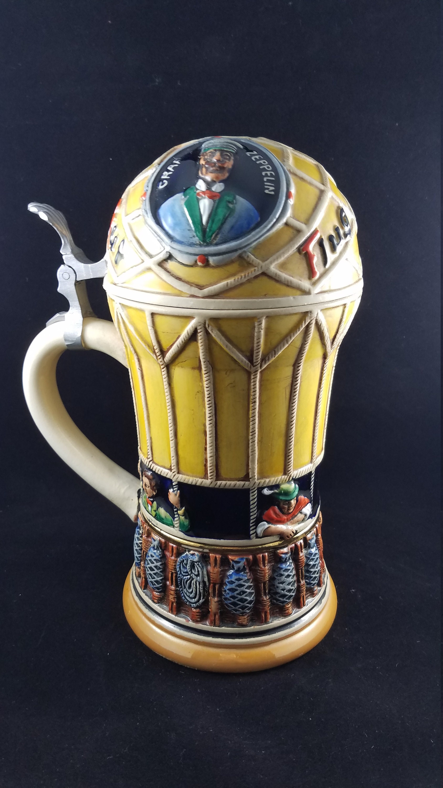 Werner Corzelius Limited Edition Graf Zeppelin Air Balloon Beer Stein