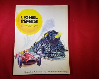 1963 Original Lionel Train Catalog