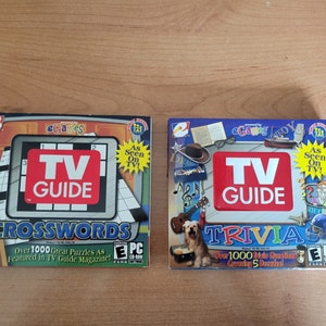 TV Guide Trivia and Crosswords CD&#39;s by eGames