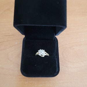 14KY Vintage Fine Jewelers Guild Diamond Cocktail Ring