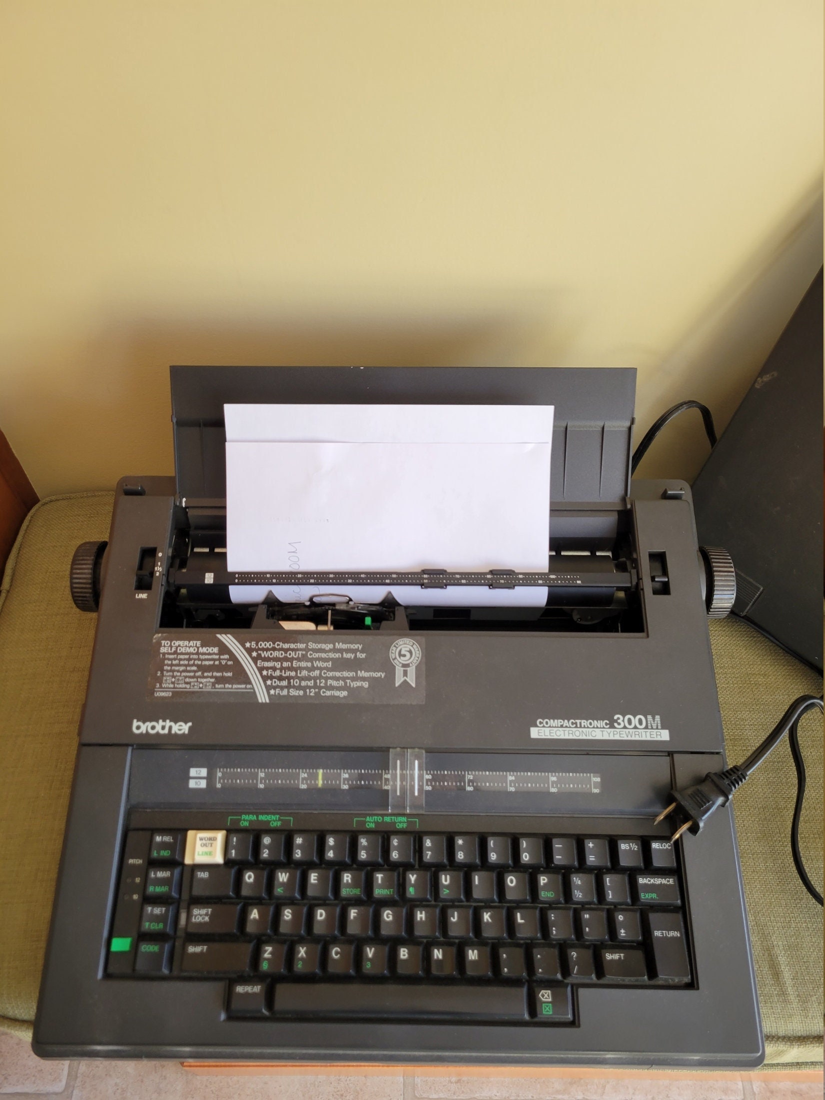 Brother on sale electronic typewriter