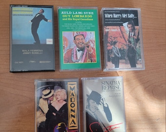 Big Band-Pop-Swing Vintage Cassettes of the 80's and 90's
