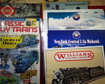 1954-2003 Collection of Eight Railroad & Lionel Publications