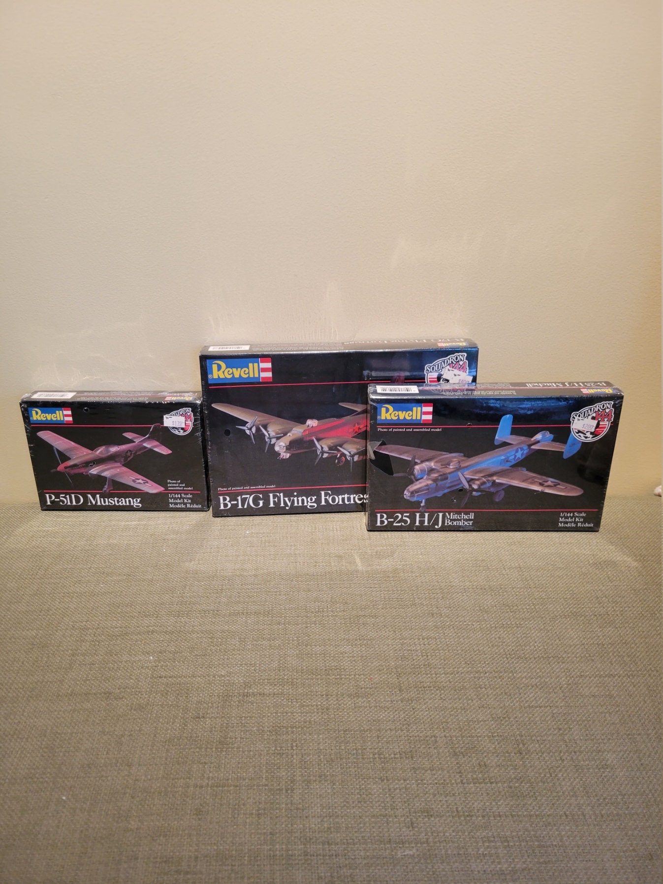 1982 Revell 1/144 Scale Model Plane Kits