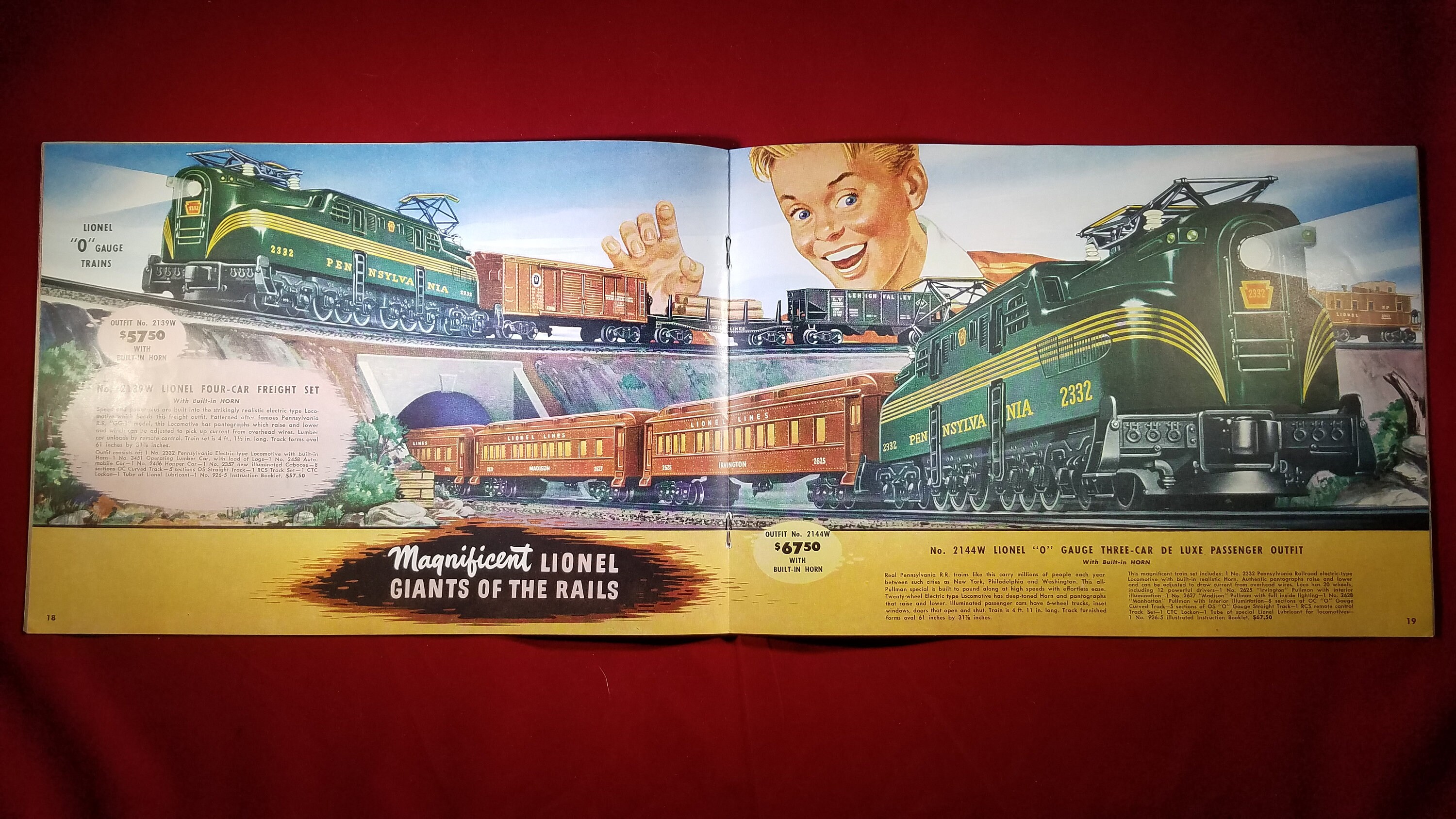 1948 Original Lionel Train Catalog With All Inserts and Mailing