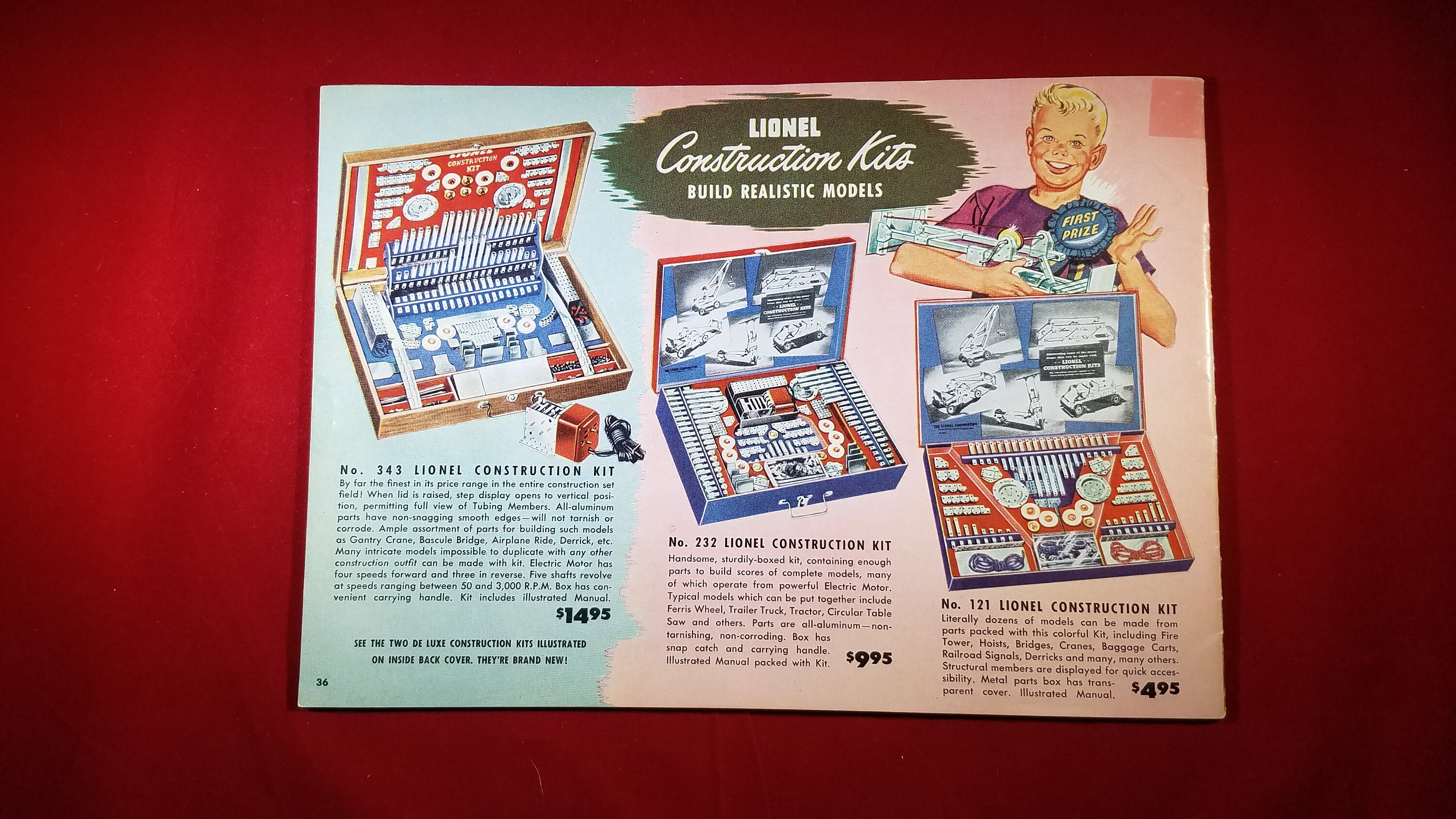 1948 Original Lionel Train Catalog With All Inserts and Mailing