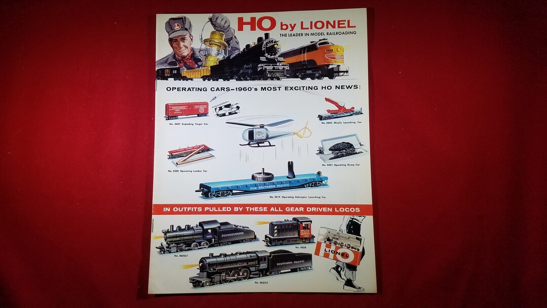 1960 Original HO by Lionel Train Catalog Etsy