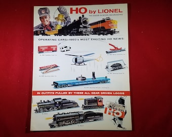 1960 Original HO by Lionel Train Catalog
