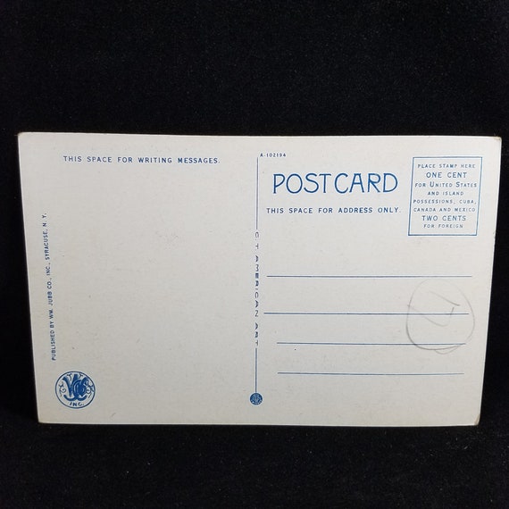 Memorabilia Collectibles Osburn House Rochester NY Vintage Postcard Art