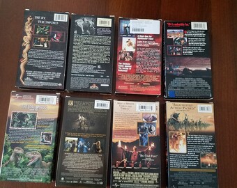 Vintage VHS Movie Library 27 Titles From Various Genre - Etsy