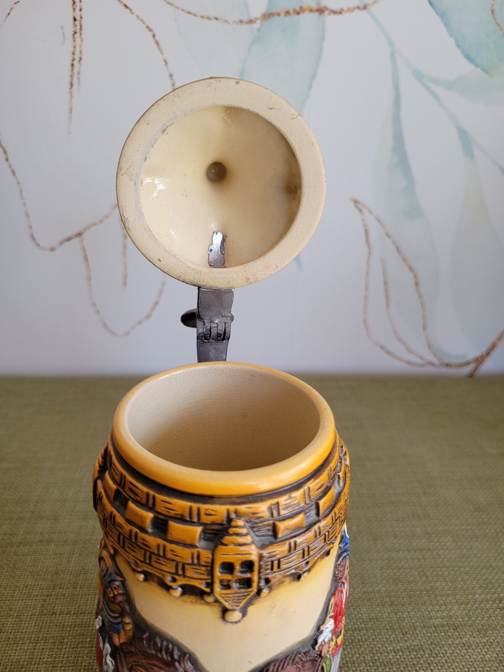 Original King W German Beer Stein Jousting Knights - Etsy