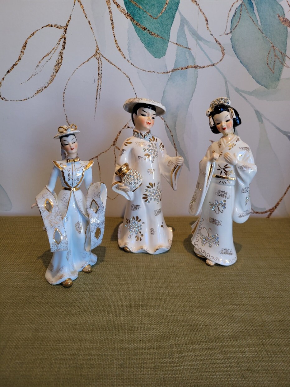 Geo Lefton 1956 Oriental Figurine Collection - Etsy