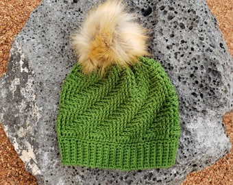 Crochet Pom Beanie