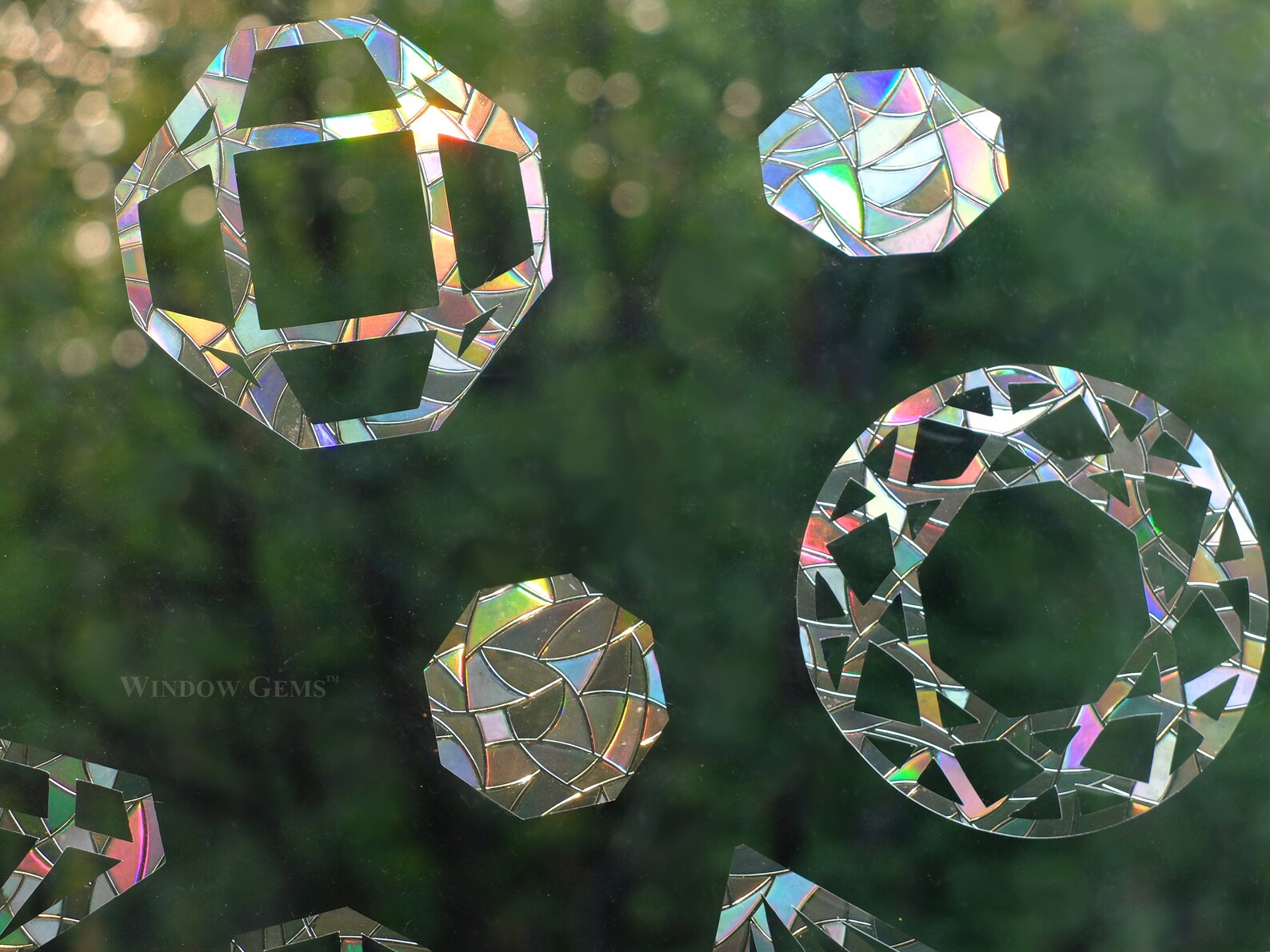 Jewel Window Gems Static Window Clings Alert Birds to Etsy