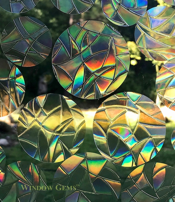 Dots Window Gems Static Window Clings Alert Birds to Etsy