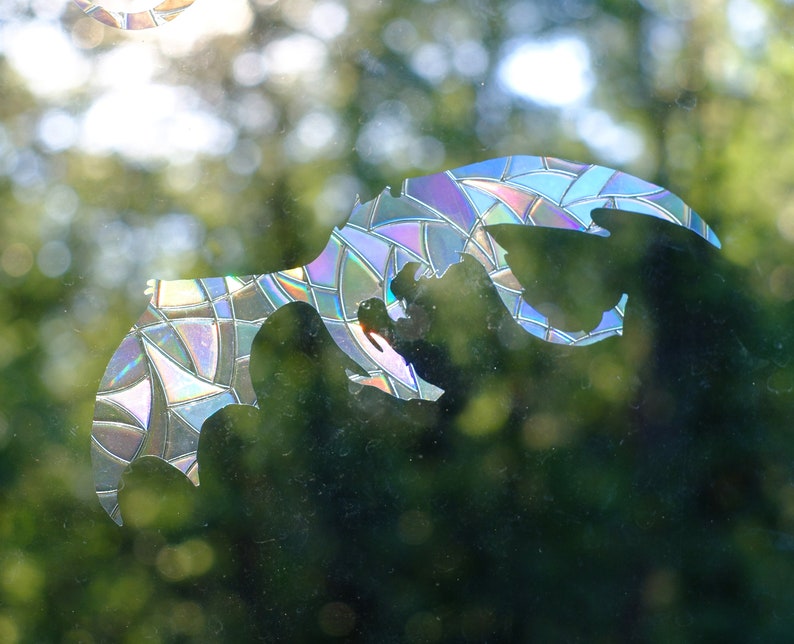 Dragon Window Gems Static Window Clings Alert Birds to Etsy