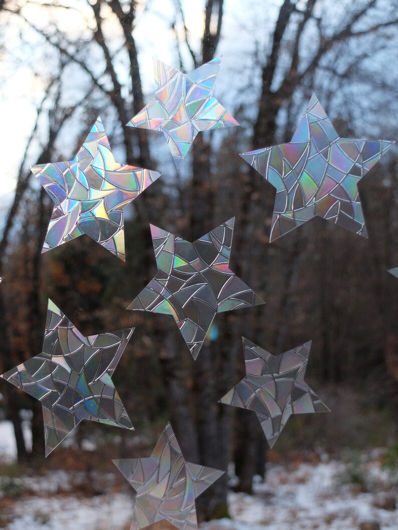 Star Window Gems Rainbow Prisms Static Window Clings Etsy