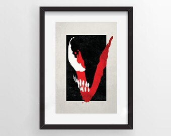 Spiderman Wall Art, Venom Wall Art, Spiderman Decor, Spiderman Wall Prints, Printable Wall Art