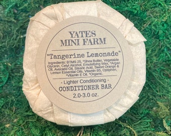 Tangerine Lemonade Conditioner Bar – All-Natural, Hand-Crafted