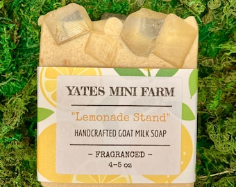 Lemonade Scented Goat Milk Soap