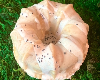 Lemon Bar Scented Bundt Cake Shaped Goat Milk Soap Bar