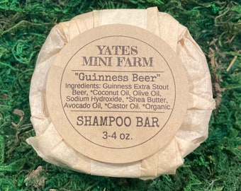 Guinness Beer All-Natural Vegan Shampoo Bar