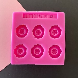 Poppy flower silicone mould