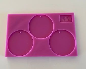 50mm circle silicone mould