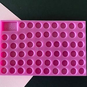 10mm circle silicone mould