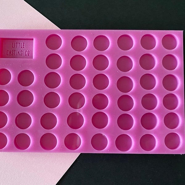 12mm Circle stud silicone mould