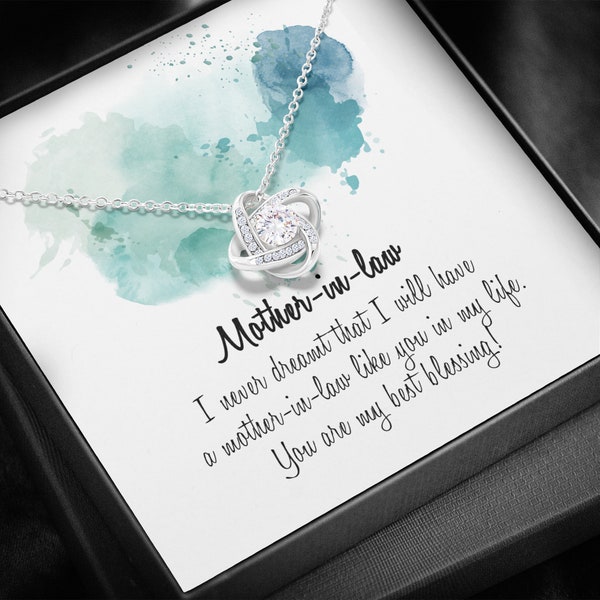Mother of The Groom Gift Necklace  Mother of the  Bride Gift Mother In Law Necklace Gift From Bride Groom