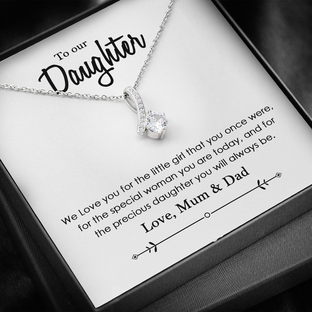 Daughter necklace from mum and dad online