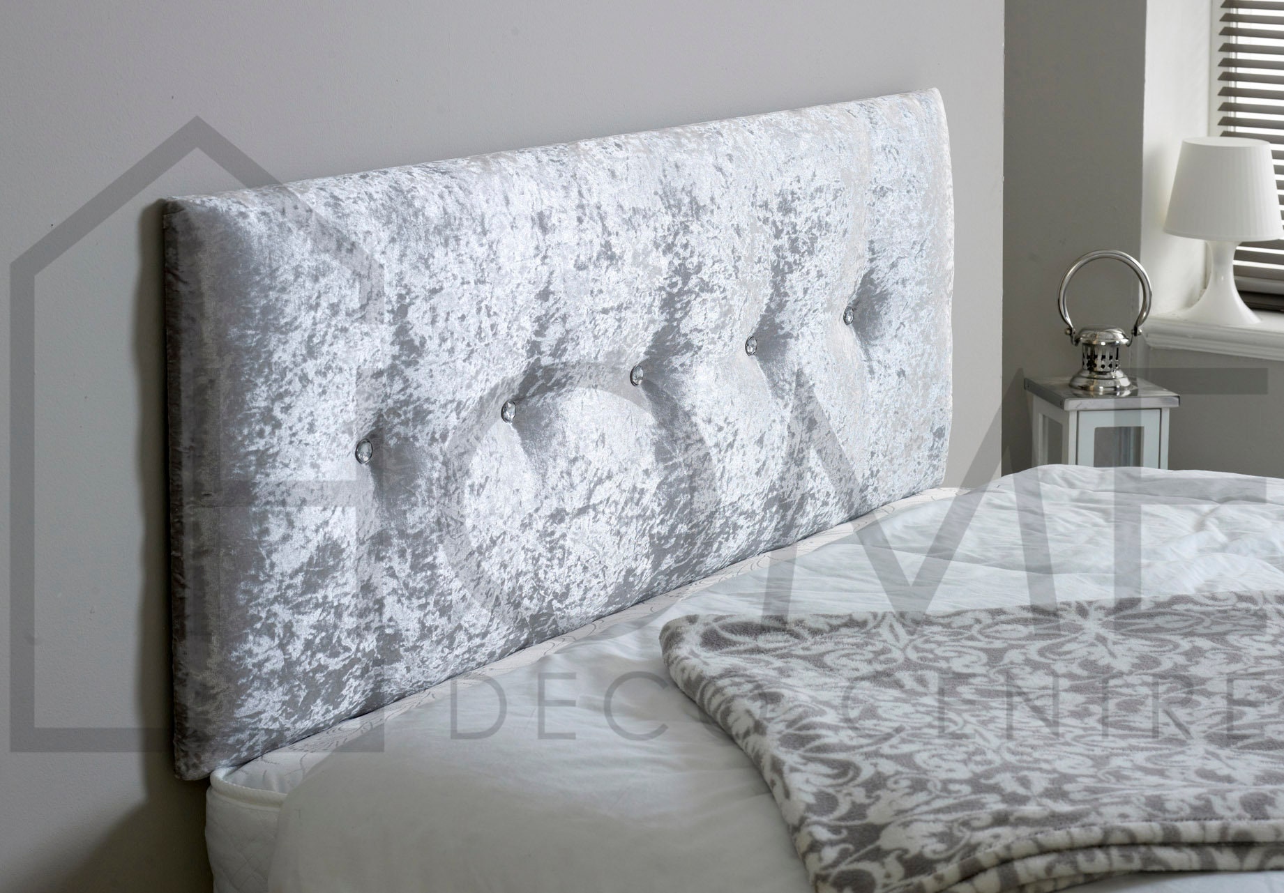 Crushed Velvet Headboard in Various Colours and Sizes Etsy