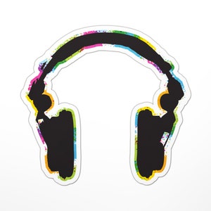 Headphones Sticker