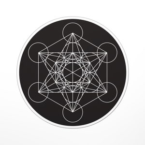 Metatrons Cube - Sacred Geometry Sticker