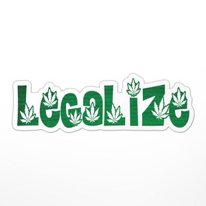 Legalize Marijuana Sticker