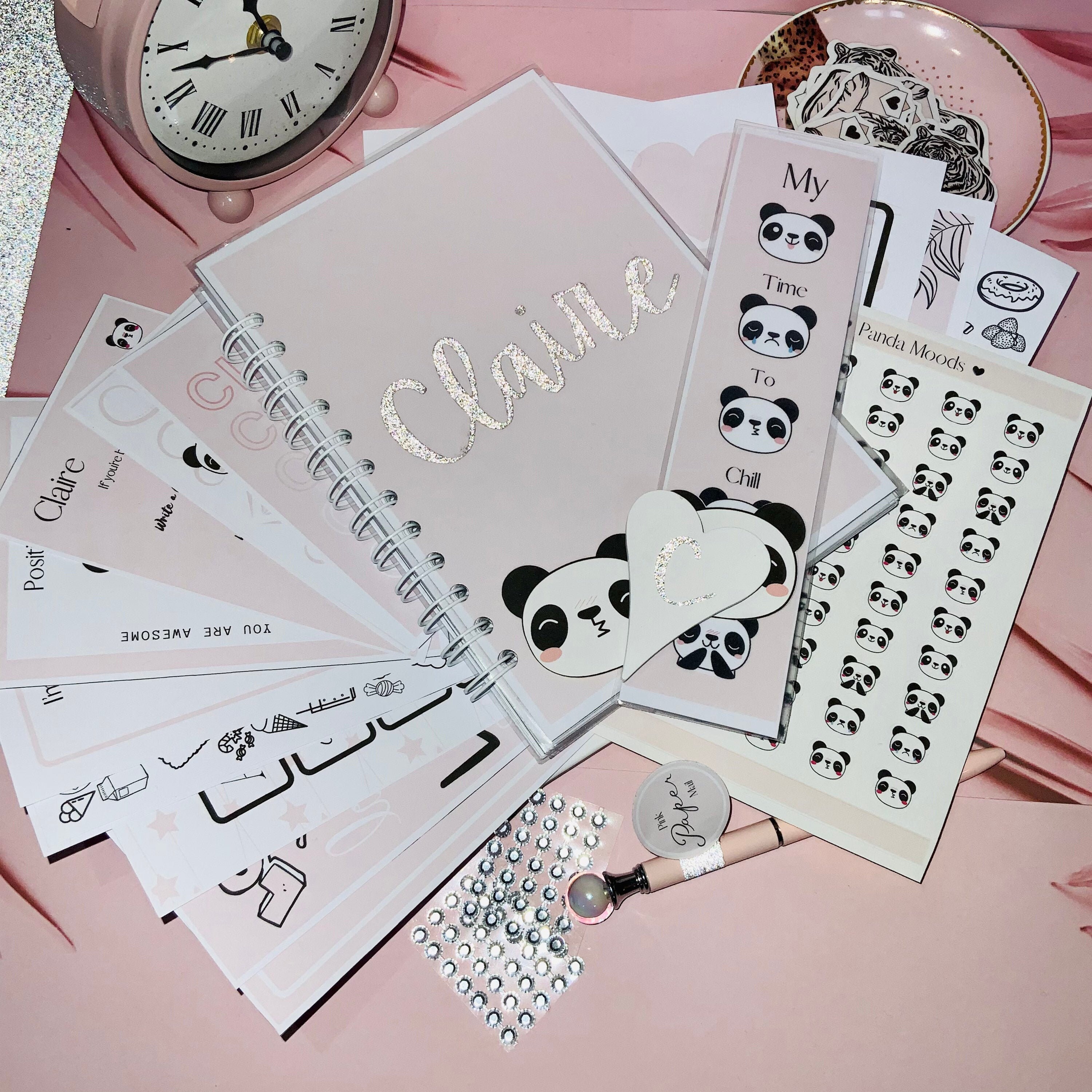 Personalised Stationery gift set Positivity Stationery Pack Etsy