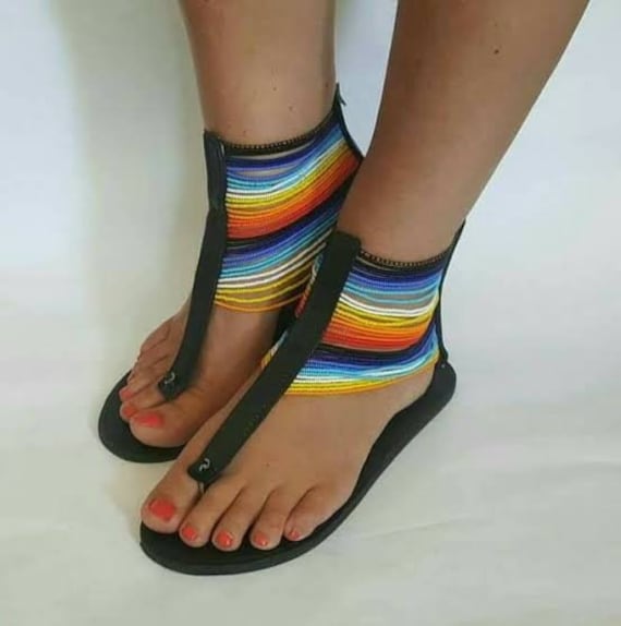 ankara sandals