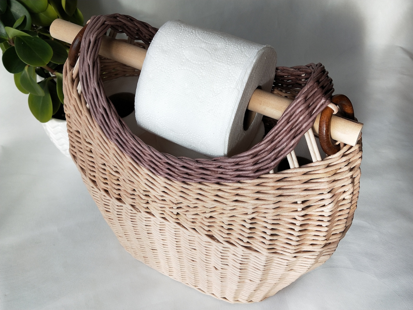 Toilet Roll Holder for 6 Rolls. Toilet Paper Basket With Etsy
