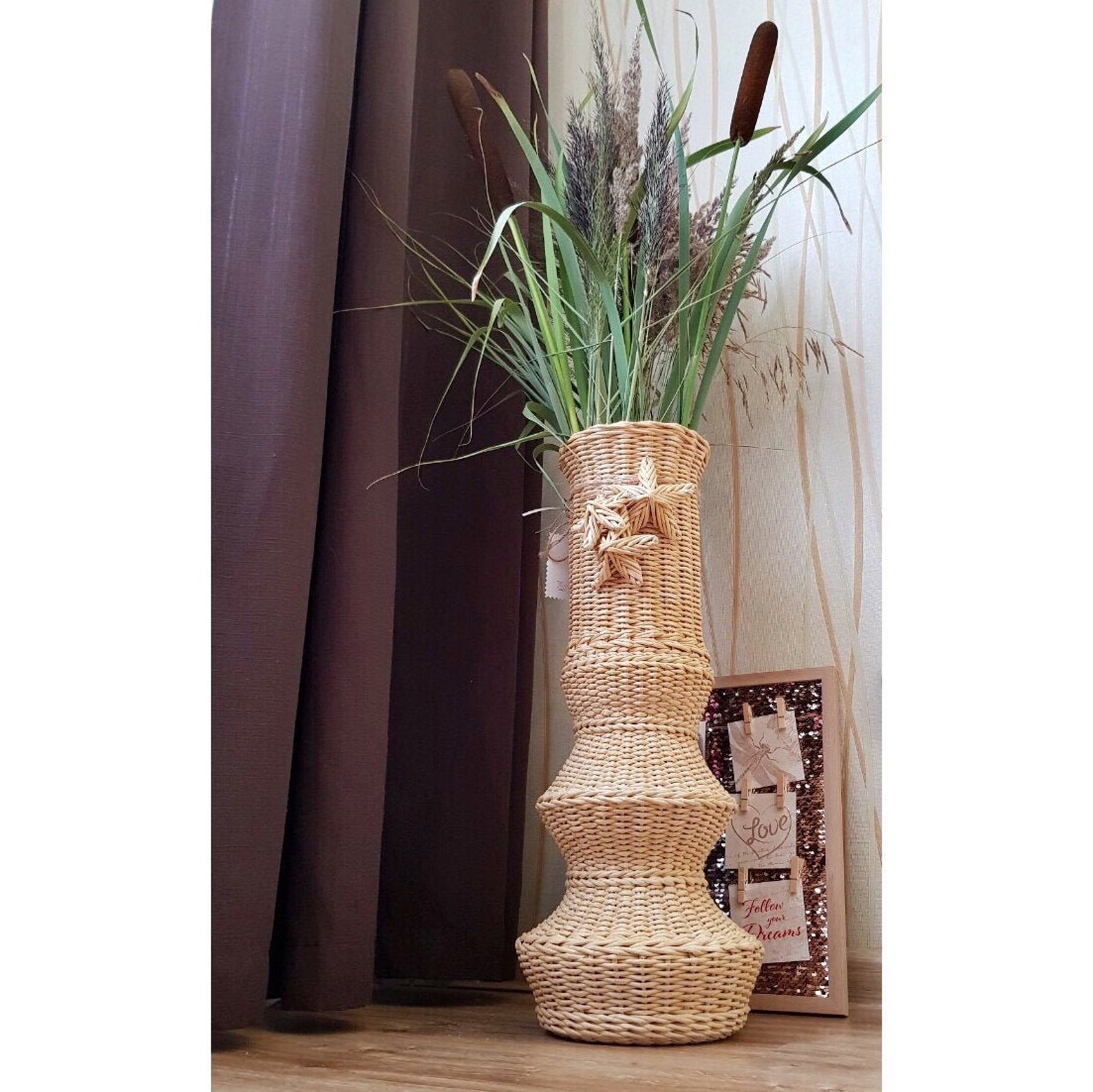 Купить Плетеную Вазу Напольную