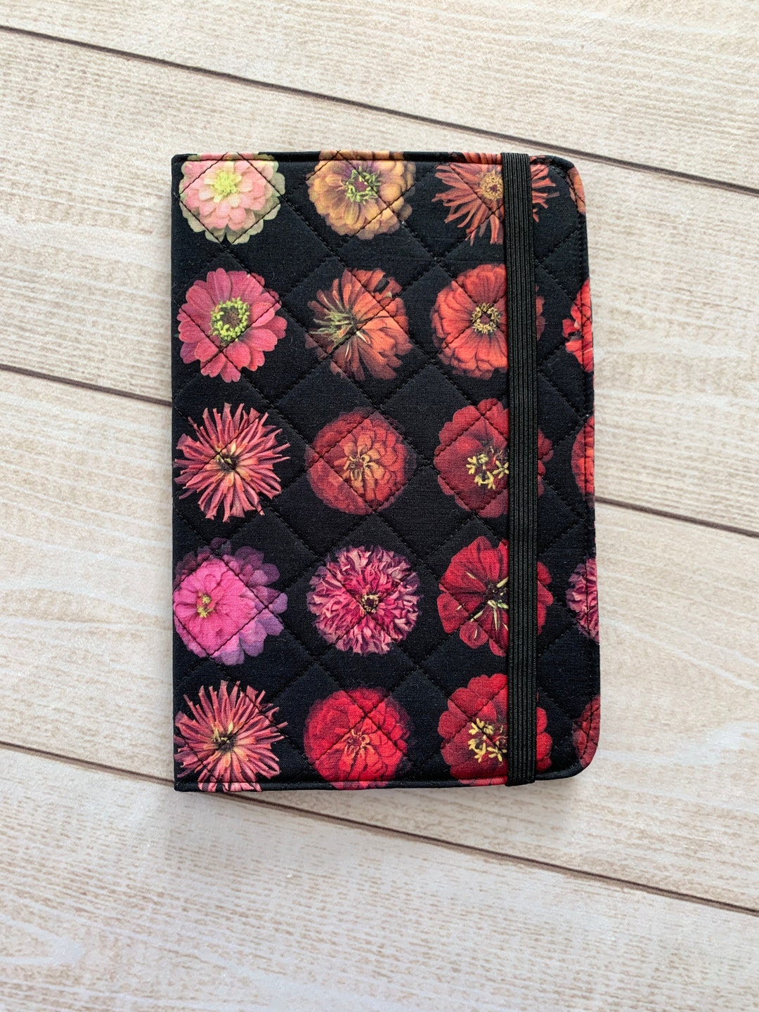 Quilted Notebook Cover - Eco Notebook Gift, Fabric Notebook, Fabric ...