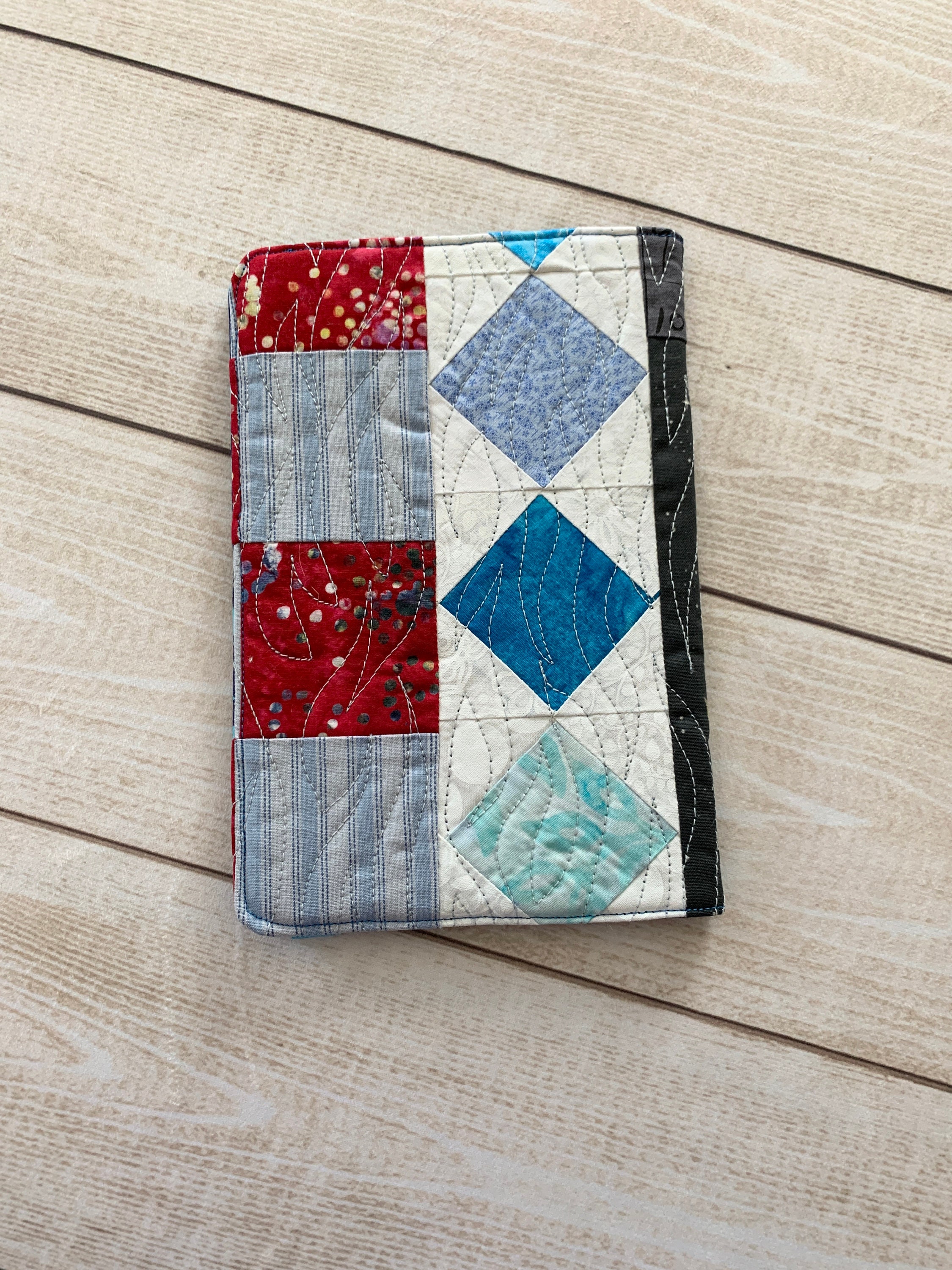 Quilted Notebook Cover Eco Notebook Gift Fabric Notebook Etsy