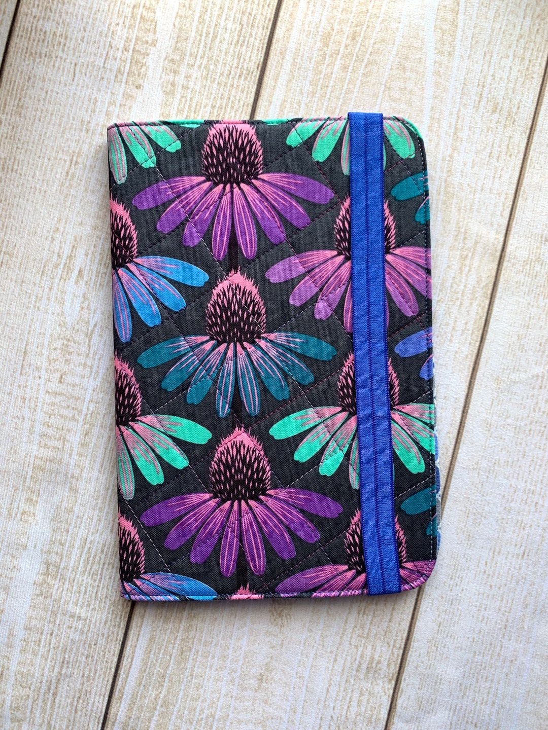Quilted Notebook Cover Eco Notebook Gift Fabric Notebook Etsy