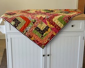 Log Cabin Baby Quilt OR Table Topper
