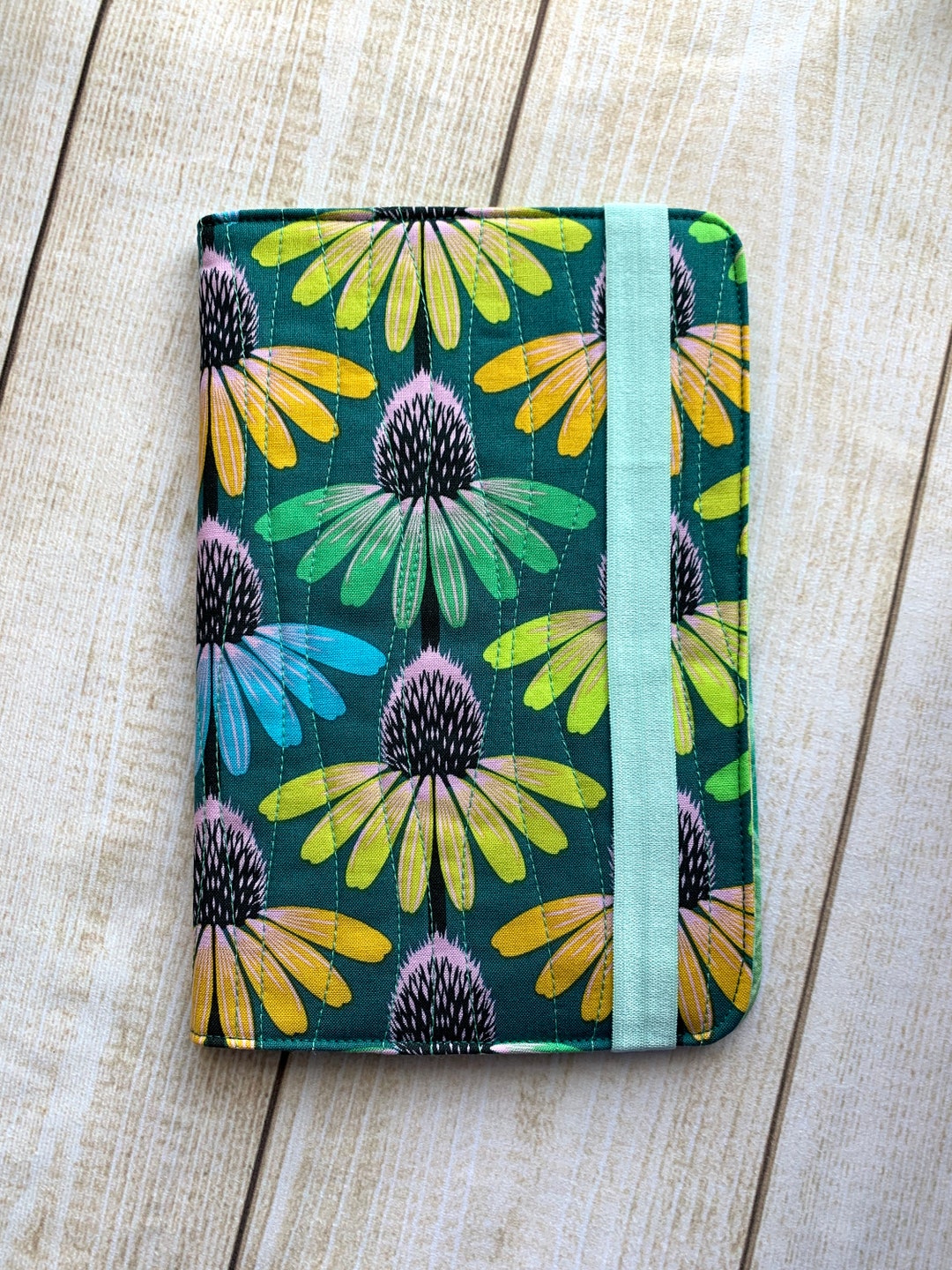 Quilted Notebook Cover Eco Notebook Gift, Fabric Notebook, Fabric