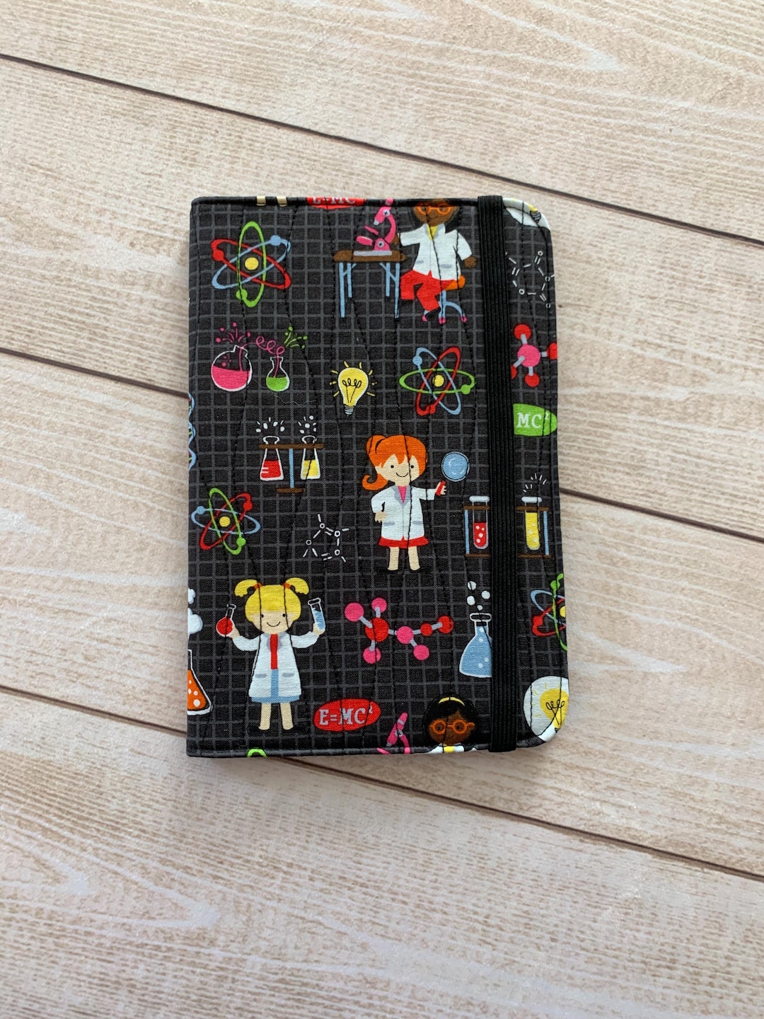 Quilted Notebook Cover - Eco Notebook Gift, Fabric Notebook, Fabric ...