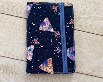 Copertina per notebook trapuntata - Eco Notebook Regalo, Quaderno in tessuto, Diario in tessuto, Taccuino di stoffa, Diario trapuntato, Quaderno dei viaggiatori fatto a mano