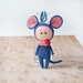 Crochet Doll Mouse Pattern PDF Cute Keychain DIY Kawaii - Etsy